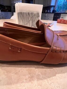 Polo by Ralph Lauren Tan Leather Penny Loafers-perfect condition. Never worn.